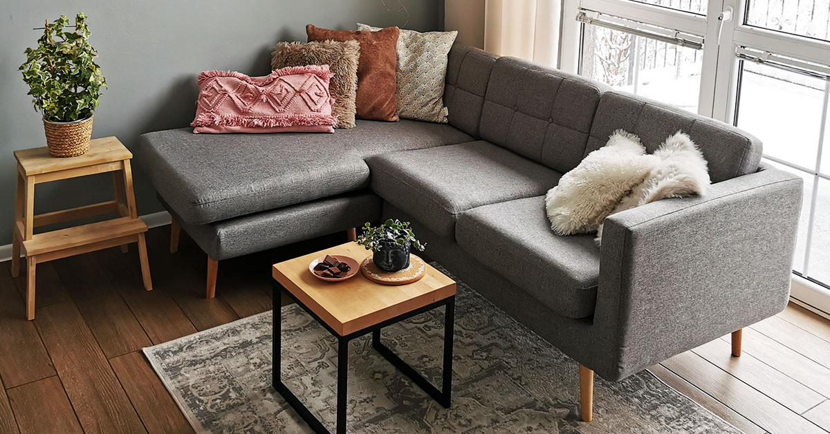 Can a corner sofa work well in a small living room?