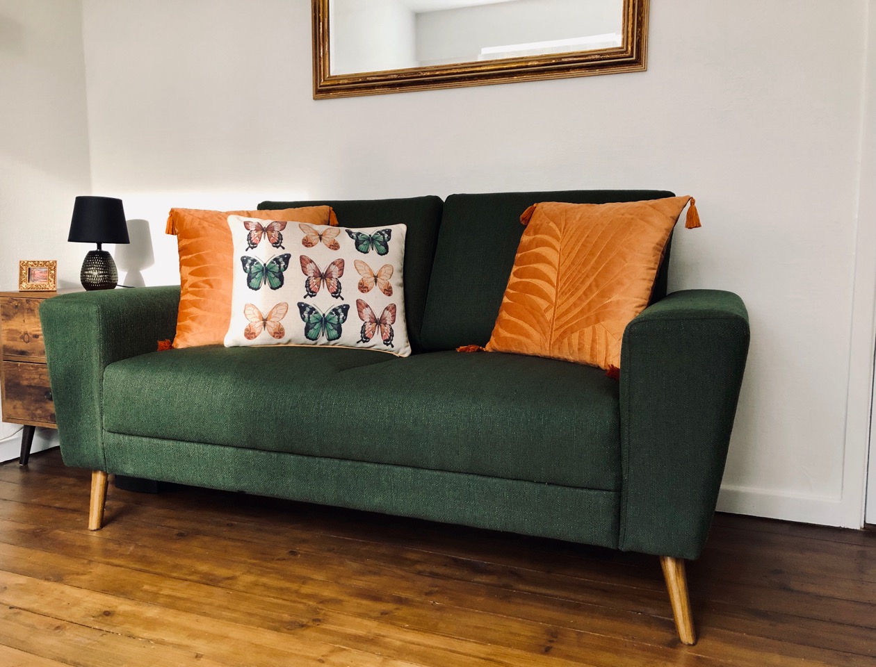 Green Cosy 2-seater sofa from Wendy