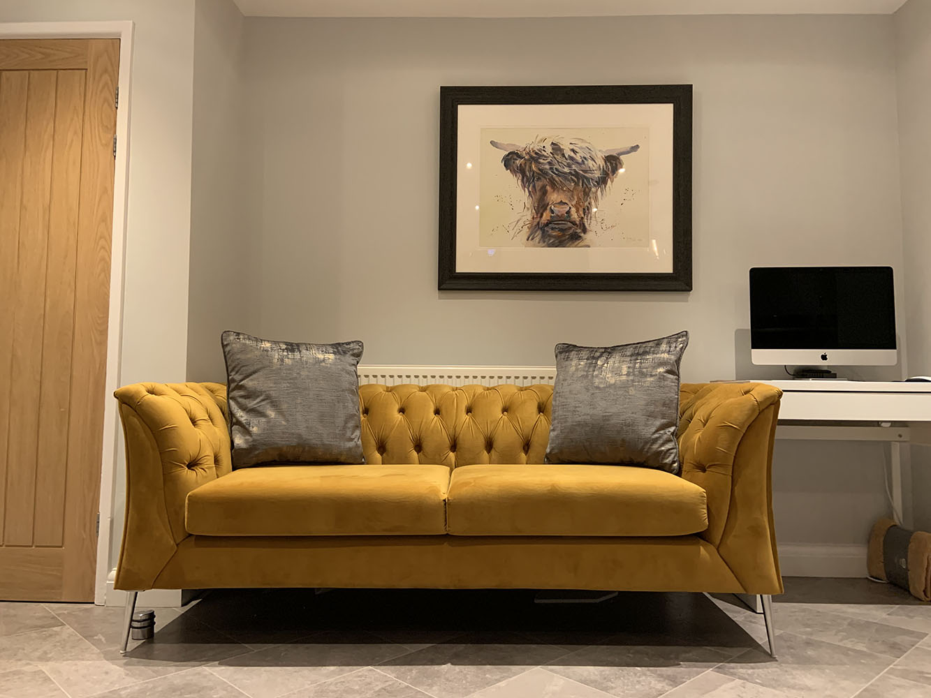 My Picture Yellow Chesterfield Modern sofa from Ash SLF24